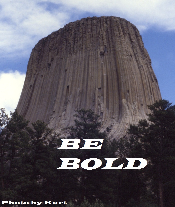 Daily Bliss #85 Be Bold