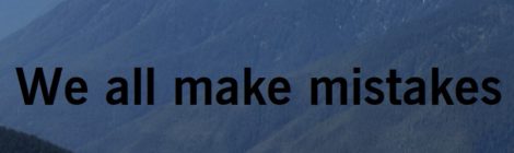 We all make mistakes