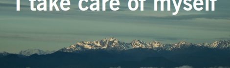 I take care of myself