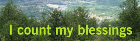 I count my blessings
