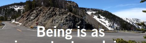 Being is as important as doing