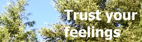 Trust your feelings