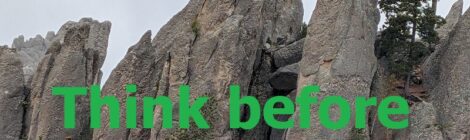 Think before you speak