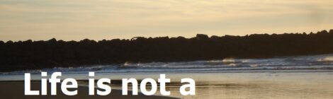 Life is not a competition