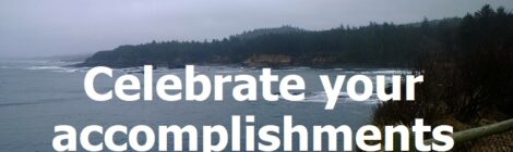 Celebrate your accomplishments